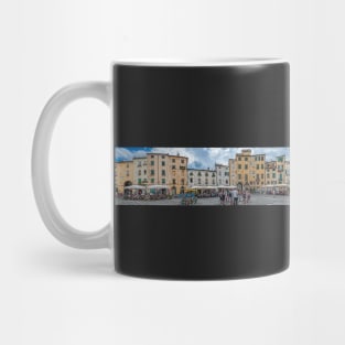 The Piazza of Lucca Italy Mug